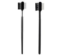 FOMIYES 2pièces Peigne à Sourcils Double pour Mise Forme des Cils Outil de Maquillage Pratique Peigne Multifonction Portable