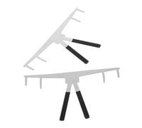 FOMIYES 2pièces Règle à Sourcils Acier Inoxydable Outil De Mesure Précis Pour Dessin De Sourcils Équilibrage Et Positionnement Symétrique Accessoire Professionnel Parfaits