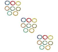 FOMIYES 3 Ensembles Chaîne De Taille En Perles De Riz Plage Baignade Perlé Été Pour Chaînes Chaîne De Taille Du Ventre De Chaîne Coloré Chaîne De Corps 8 Pièces * 3