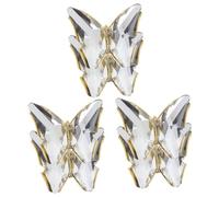 FOMIYES 3 ensembles Chaussures Applique Vêtements Patchs Pour L'Artisanat Bijoux De Chaussures Clips Vêtements Décors Décoration Applique Patchs Décoration De Chaussures 2 pièces * 3