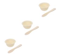 FOMIYES 3 Ensembles Ensemble De Bol De Masque Faire Un Bol Applicateur De Masque à L'argile Bol Mélangeur Réutilisable Bol De Bricolage Applicateur Facial Bol De Soin Gel De Silice