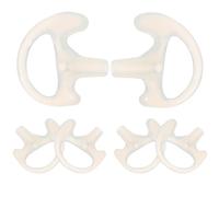 FOMIYES 3 Paires Embouts D’Oreille en Silicone Blanc, Lot, Confortables