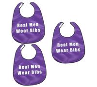 FOMIYES 3 Pièces Bavoir Personnes Âgées Bavoirs Adultes Pour Femmes Bavoir Bébé À Manger Bavoir à Manches Alimentaire Bavoirs Pour Adultes Bavoirs Bandanas Mannequins Bavoirs Co Polyester