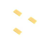 FOMIYES 3 Pièces Bloc pour Chaussures Daim Gomme Caoutchouc Souple Jaune Décontamination Rapide et Pratique pour Cuir Suédé
