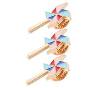 FOMIYES 3 Pièces Broch de moulin à vent pin's coloré broche unique broche colorée pin's à porter épingle à chapeau broche montgolfière épingles de vêtements élégants Alliage de zinc