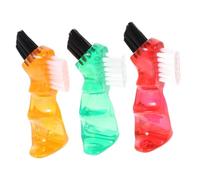 FOMIYES 3 pièces Brosse Prothèse Dentaire Portable Mini Créative Nettoyage Ergonomique pour Dentier Amovible à Usage Domestique