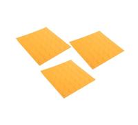FOMIYES 3 pièces Carreaux Tactiles Antidérapants PVC pour Voies Aveugles Briques de Signalisation Sécurisées pour Trottoirs et Chemins Pavés et Durables