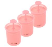 FOMIYES 3 Pièces Nettoyeur Visage Mousseur Manuel Portable pour Facial Créateur de Mousse Riche Sans Électricité Outil de Soin Peau Adapté Aux Voyages et Usage Quotidien