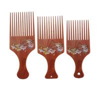 FOMIYES 3 pièces Peigne Coiffure Professionnel Peignes Multi Fonctions pour Coiffage Homme Dents Larges pour Cheveux Épais et Bouclés Portable pour Salon et Usage Quotidien