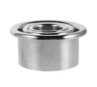 FOMIYES 3 Pièces Support de Sèche-cheveux Acier Inoxydable Organisateur de Bureau pour Salle de Bain et Salon Rangement Multifonction pour Outils de Coiffure Tube Stable pour Sèche-cheveux