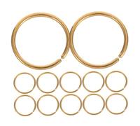 FOMIYES 30pièces Lot de Anneaux de Nez Acier Inoxydable Clip Piercing pour Femmes et Hommes Design Minimaliste