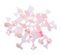 FOMIYES 3ensembles Séparateurs Orteils Silicone Lot pour Manucure et Pédicure Écarteur de Doigts Outils de Vernis à Ongles Réutilisables