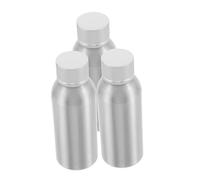 FOMIYES 3pièces Flacons Cosmétiques Aluminium de Voyage Pots Rechargeables à Vis Contenants Portables pour Parfums Huiles et Crèmes