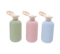 FOMIYES 3pièces Flacons De Voyage Souples Pour Produits De Toilette Lot De Contenants Vides Bouchon à Clapet Pour Soins De Peau Et Cheveux