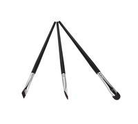 FOMIYES 3pièces Kit De Pinceaux Pour Fards à Paupières Pinceau à Paupières Biseauté Outil De Contour Pour Maquillage Quotidien Et Professionnel Fournitures Cosmétiques