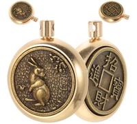 FOMIYES 4 Breloques Lapin en Cuivre Vintage pour Bijoux Diy, Surface Lisse Confortable, Accessoires pour Projet Artistique et Présent Personnalisé