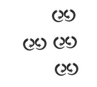 FOMIYES 4 Paires Boucles Oreilles Acryliques Modernes pour Hommes et Femmes Légères et Durables Parfaites pour Performances et Usage Unisexe Faux Plugs Effilés