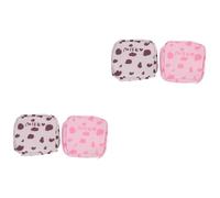 FOMIYES 4 Pcs Serviette Hygiénique De Rangement Voyage Maquillage Maquillage pour Voyage Cosmétique Sacs À Main À Couches Organisateur Maquillage Sacs pour Femmes