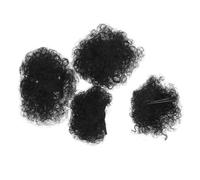 FOMIYES 4 pièces Afro Curly Hair Bun Synthetic Puff With Hairpin For Soft Children S Hair Accessories For Parties And Photography