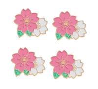 FOMIYES 4 Pièces Broche Émaillée Japonaise Épingle Décorative Durable pour Sacs et Fêtes Accessoire Élégant