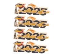 FOMIYES 4 pièces Broches Doctorat de Pins Souvenir Diplôme avec Badge Mortier pour Cérémonie de Remise de Diplômes et Étudiants