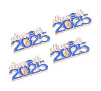 FOMIYES 4 Pièces Broches Émaillées Doctorat Insignes de Fête de Graduation pour Étudiants Accessoires Commémoratifs Élégants pour Cérémonies et Port