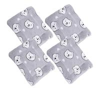 FOMIYES 4 Pièces Couverture De Cochon d'Inde Revêtement De Cage pour Lapins Tapis De Couchage pour Animaux De Accessoires pour Cochons d'Inde Chiffon Hamster Section Épaisse