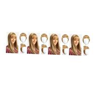 FOMIYES 4 Pièces frange en épingle à cheveux frange clip Fausse frange réaliste toppers de cheveux humains surmatelas de pince à cheveux coup frange extensions de cheveux
