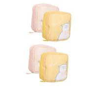 FOMIYES 4 Pièces Menstruel Extérieur Sacs De Protection Pochette Décorative D'époque Pochette Menstruelle Pratique Porte-Monnaie De Rangement pour Décor Girly Tissu Oxford