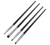 FOMIYES 4 Pièces Pinceaux Poils de Cheval pour Maquillage Outils Idéaux pour Artistes et de Beauté