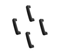 FOMIYES 4 Pièces Poignée De Levier De Bagages Valises pour Tronc Porter Poignées De Remplacement De Bagages Voyage Poignée De Valise Ergonomique Accessoires De Valise Cas Noir Plastique