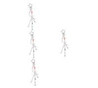 FOMIYES 4 Pièces Porte-clés méduses charme de téléphone chaîne de décoration téléphonique breloque de sac à ornement suspendu charme d'accessoires de téléphone Plastique