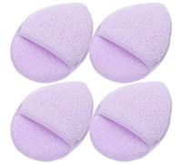 FOMIYES 4 Pièces Pour Le Visage De Coton Bouffées Pour Le Visage Mouchoirs Démaquillants Exfoliants Lingettes Démaquillantes Sable Hors Maquillage Bouffée