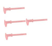 FOMIYES 4 Pièces Règle De Tatouage Des Sourcils Règle Des Sourcils Outils Pour Les Sourcils Règle De Marqueur De Sourcil Règles De Mesure Des Sourcils Étriers De Poche Plastique Rose
