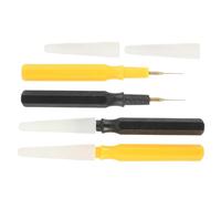 FOMIYES 4 Pièces Stylo Gras Montre huileur avec buse Huile d'horloger applicateur Stylo huileur de précision Outil de réparation d'horloger Outils de horloger Plastique Couleur Aléatoire