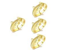 FOMIYES 4Pcs Bague Ouverte Les Anneaux Anneau Bague Esthétique Mode Bague Animal Bague Bijoux Fantaisie Pour Femmes Requin Bijoux Pour Femmes Bague Bijoux Femmes Bague Requin Bague Doré
