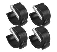 FOMIYES 4pièces Accessoires De Canne Clips De Verrouillage C-shape Pour Cannes Et Béquilles De Installation Facile Et Compatible Avec Divers Équipements De Mobilité Couleur Noire