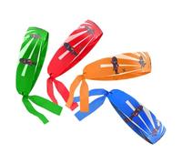 FOMIYES 4pièces Bandeaux Ninja Ajustables Pour Garçon Fille Accessoires Costume Guerrier Et Karaté Pour Fête Anniversaire Garçons Filles Jeux De Rôle