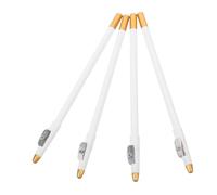 FOMIYES 4pièces Crayon à Sourcils Blanc Crayon Intégré Pour Détail Des Cheveux Guide Barbe Mise Forme Des Sourcils Outil De Maquillage Imperméable