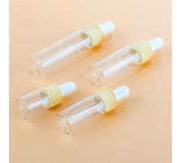 FOMIYES 4pièces Lot De Flacons Compte-gouttes Verre Imitation Bois Pour Huiles Essentielles Flacons Cosmétiques