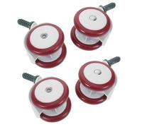 FOMIYES 4pièces Roues De Rechange Pour Déambulateurs Détachées Pour Déambulateur Roulettes Pivotantes Silencieuses Plastique Pour Roues De Rechange Pour Chariot Et Poussette Roulettes Pour