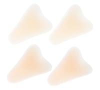 FOMIYES 4pièces Silicone Private Area Cover Pads Invisible Reusable Camel Concealer for Swimwear Yoga Pants and Activewear Nonslip Seamless Inserts for Women