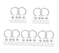 FOMIYES 5 ensembles Bracelet Cloche Bagues De Taille Réglable Bague De Doigt Cloche Bagues De Mode Pour Femmes Et Filles Bijoux e Uniques 8 pièces * 5