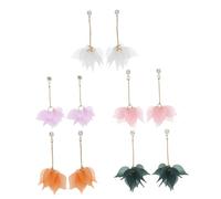 FOMIYES 5 paires Boucles Oreilles Femme Printemps Multi Couches Légères Élégantes pour Fêtes et Couleur Aléatoire Couleur Aléatoire