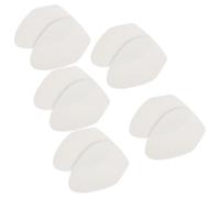 FOMIYES 5 Paires pour Chaussures de Danse Semelles Ovales en Tissu Daim Beige Antidérapantes Réduisant la Friction au Sol, pour Entraînements Quotidiens en Studio