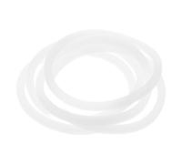 FOMIYES 5 Pièces Anneau Élastique en Silicone Blanc pour Bouteille 24-40oz, Bague D'étanchéité Facile à Remplacer Performance D'étanchéité Optimale pour Gourde Sportive