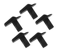FOMIYES 5 Pièces Bouton D'échelle Télescopique en Plastique Noir Mécanisme de Verrouillage Sécurisé et Réponse Rapide, Accessoire Mise à Niveau des Échelles Extensibles