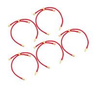 FOMIYES 5 pièces Bracelets Femme Corde Rouge Tressée Lot de Ajustables Bijoux et Symboliques pour Protection et Anniversaire et Saint Valentin