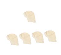 FOMIYES 5 Pièces Couvre-Chef Bonnet Chauve Chauve Accessoire de déguisement Chauve Couvre-Chef Chauve en Latex Couvre-Chef Chauve pour Adultes émulsion Blanche