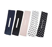 FOMIYES 5 pièces Hair Bun Donuts Maker Lightweight Lazy Hair Curlers For Women Easy French Twist Hairstyle Accessories With Wire Shaper Clips